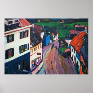 Wassily Kandinsky Die lebendige Stadtlandschaft Kl Poster