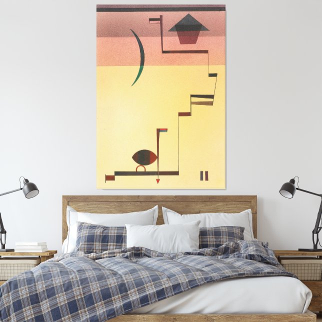 Wassily Kandinsky - Eckig  Leinwanddruck (Insitu (Schlafzimmer))