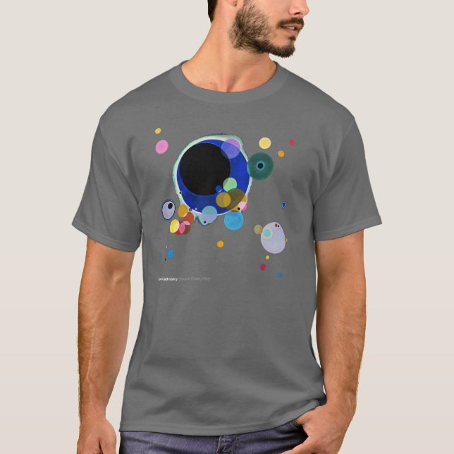 Wassily Kandinsky, einige Kreise T-Shirt (Vorderseite)