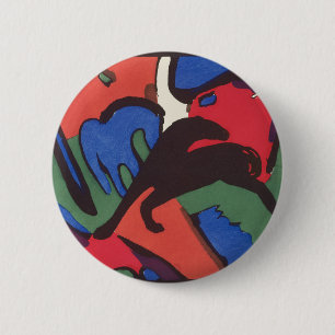 Wassily Kandinsky Franz Marc Blue Rider Painting Button