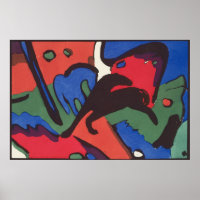 Wassily Kandinsky Franz Marc Blue Rider Painting