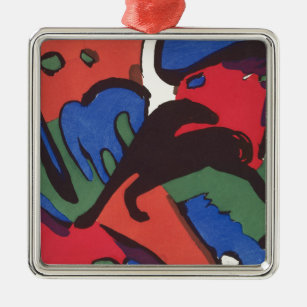 Wassily Kandinsky Franz Marc Blue Rider Painting Silbernes Ornament