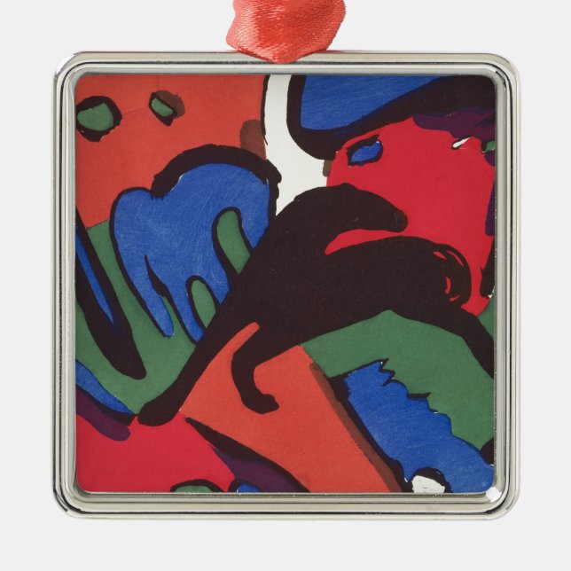 Wassily Kandinsky Franz Marc Blue Rider Painting Silbernes Ornament (Vorne)