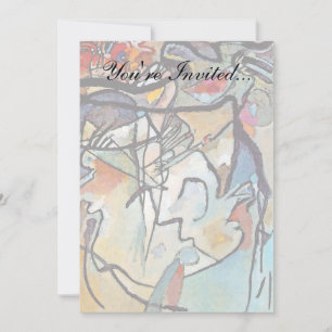 Wassily Kandinsky - Fünf Abstrakte Kunst Einladung