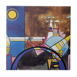 Wassily Kandinsky - Großes Tor von Kiew Abstract Fliese