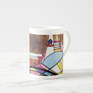 Wassily Kandinsky - Großes Tor von Kiew Abstract Prozellantasse