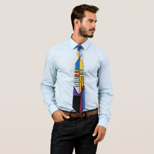 Wassily Kandinsky - Großes Tor zu Kiew Abstrakt Krawatte