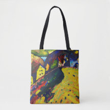 Wassily Kandinsky. Häuser in Murnau. Expressionism