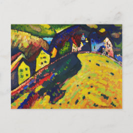 Wassily Kandinsky. Häuser in Murnau. Expressionism Postkarte
