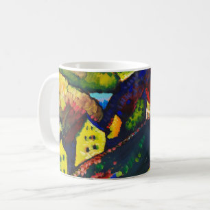 Wassily Kandinsky Häuser in Murnau. Expressionismu Kaffeetasse
