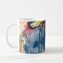 Wassily Kandinsky – Improvisation 19 - Custom Text Kaffeetasse