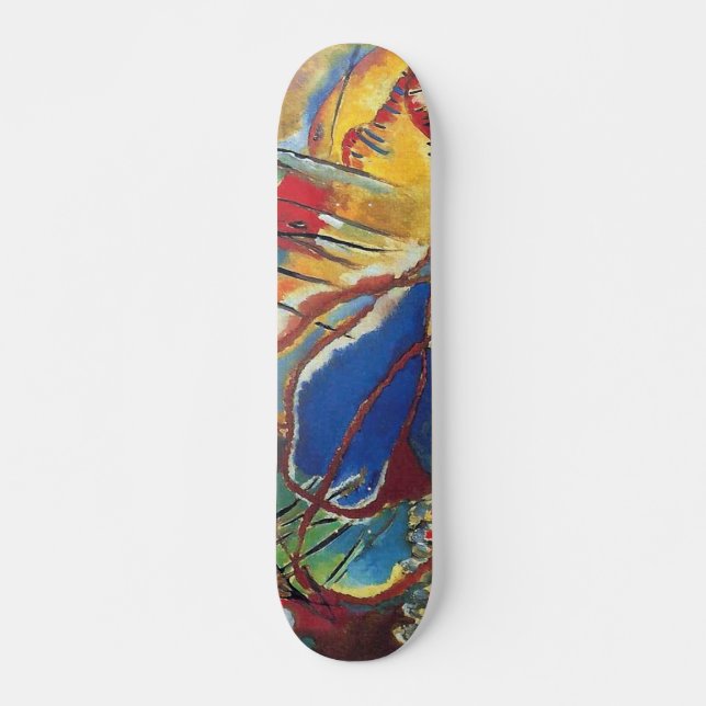 Wassily Kandinsky - Improvisation 30 Abstrakt Art Skateboard (Vorne)
