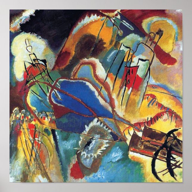 Wassily Kandinsky - Improvisation 30 (Kanonen) Poster (Vorne)
