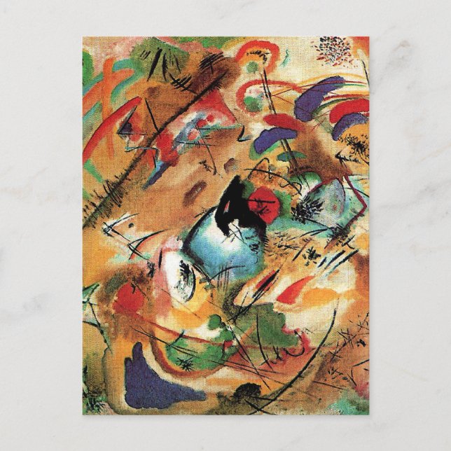 Wassily Kandinsky - Improvisation, Dreamy, Postkarte (Vorderseite)