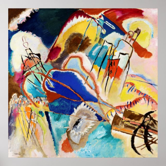 Wassily Kandinsky | Improvisation No. 30 - 1913 Poster (Vorne)