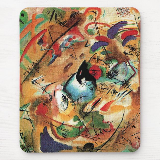 Wassily Kandinsky - Improvisation, Träumerisch, Mousepad (Vorne)