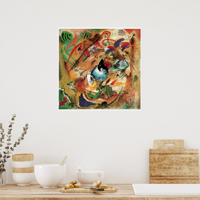 Wassily Kandinsky - Improvisation, Traumhaft, Poster (Küche)