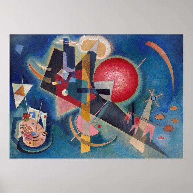 WASSILY KANDINSKY - in blau Poster (Vorne)