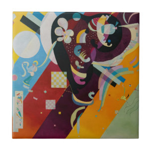 Wassily Kandinsky Komposition 9 Abstrakte Malerei Fliese