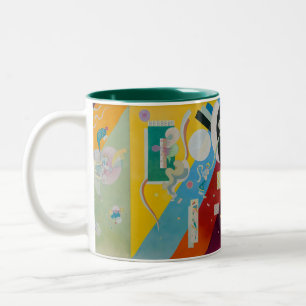 Wassily Kandinsky Komposition 9 Abstrakte Malerei Zweifarbige Tasse