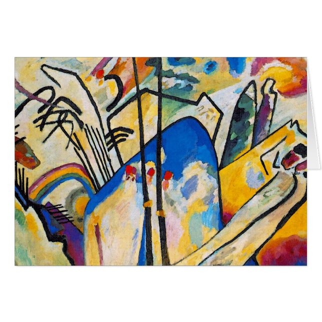 Wassily Kandinsky Komposition Vier - Abstrakte Kun (Vorderseite (Horizontal))