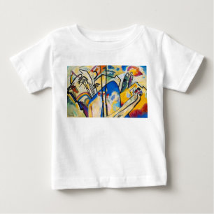 Wassily Kandinsky Komposition Vier - Abstrakte Kun Baby T-shirt