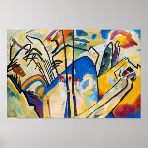 Wassily Kandinsky Komposition Vier - Abstrakte Kun Poster