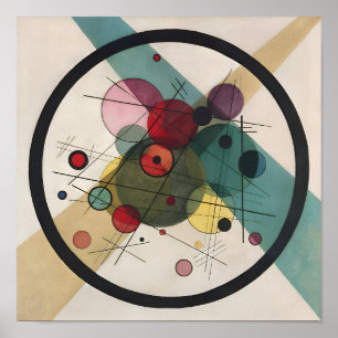 Wassily Kandinsky-Kreise in einem Kreis Poster