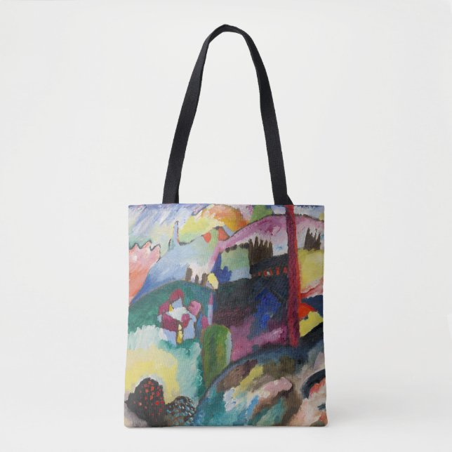 Wassily Kandinsky Landschaft mit Fabrikschornstein (Vorderseite)