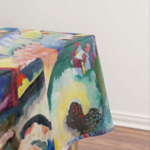 Wassily Kandinsky Landschaft mit Fabrikschornstein Tischdecke