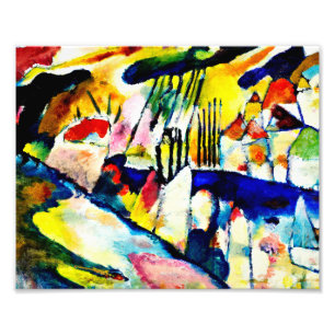 Wassily Kandinsky - Landschaft mit Regen Fotodruck