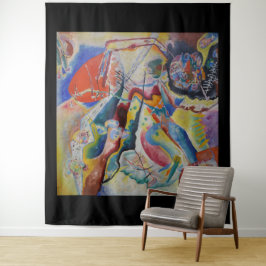 Wassily Kandinsky, Malerei mit einem Roten Stain Wandteppich