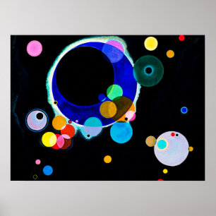Wassily Kandinsky - Mehrere Kreise Poster