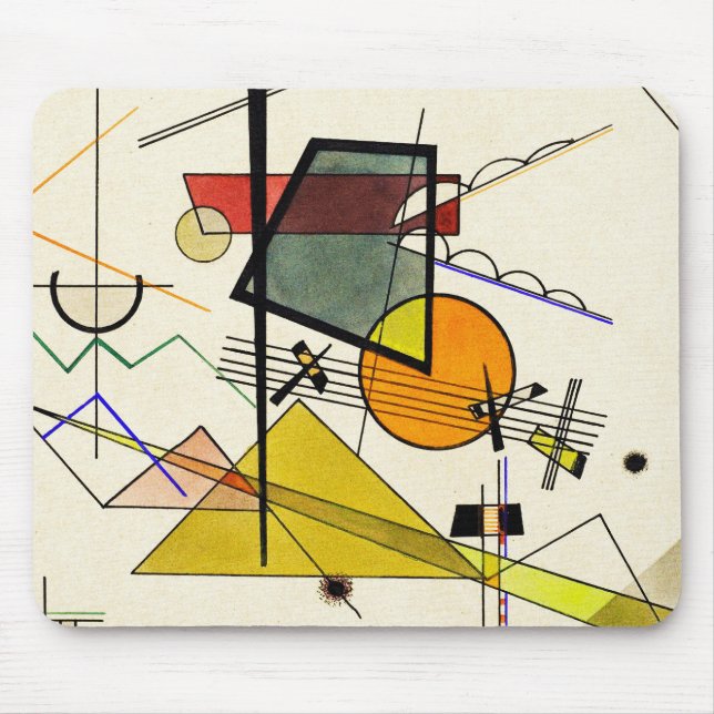 Wassily Kandinsky - Melodisch Mousepad (Vorne)