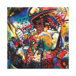 Wassily Kandinsky - Moskauer Stadtbild Abstrakt Ar Leinwanddruck