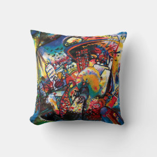 Wassily Kandinsky - Moskauer Stadtlandschaft Abstr Kissen