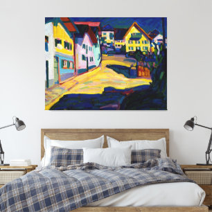 Wassily Kandinsky - Murnau, Burggrabenstrasse Leinwanddruck