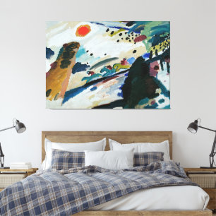 Wassily Kandinsky - Romantische Landschaft  Leinwanddruck
