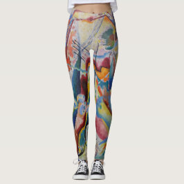 Wassily Kandinsky Roter Fleck Klassische Abstrakte Leggings