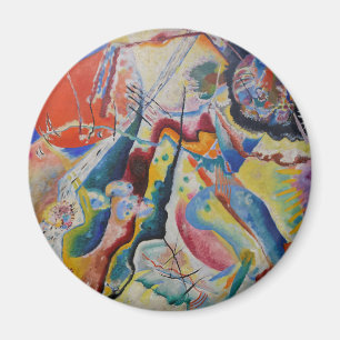 Wassily Kandinsky Roter Fleck Klassische Abstrakte Magnet