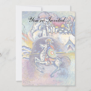 Wassily Kandinsky - Saint George & The Horsemen Einladung