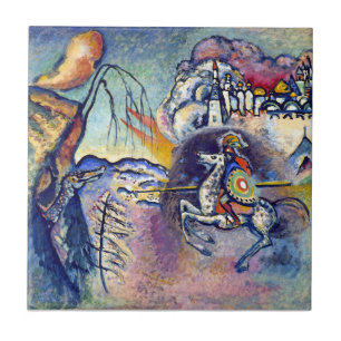 Wassily Kandinsky - Saint George & The Horsemen Fliese