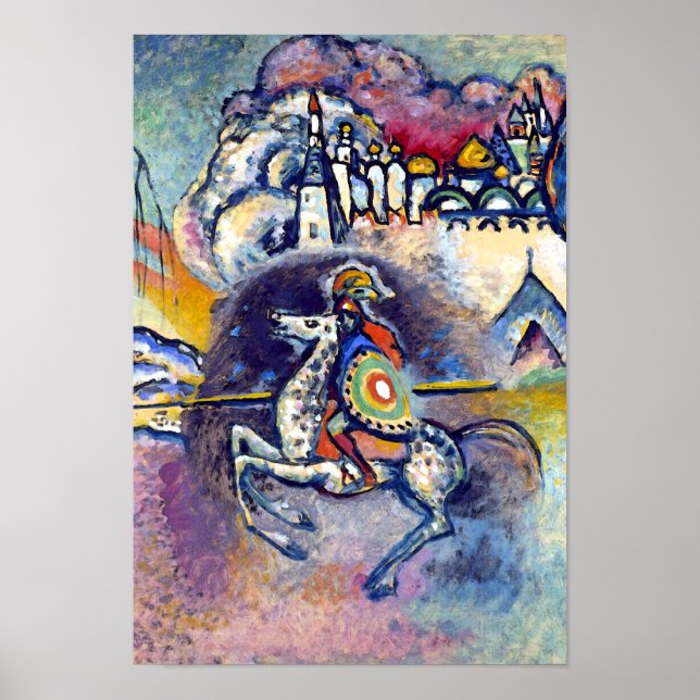 Wassily Kandinsky - Saint George & The Horsemen Poster (Vorne)