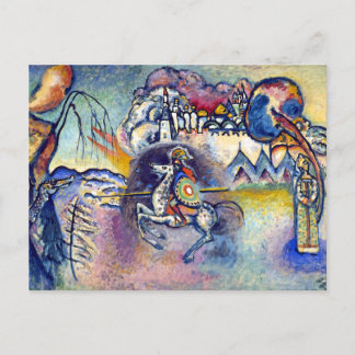 Wassily Kandinsky - Saint George & The Horsemen Postkarte
