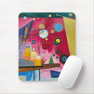 Wassily Kandinsky Schweres Rot 1924 Abstrakte Kuns Mousepad