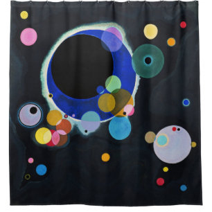 Wassily Kandinsky, Several Circles Duschvorhang