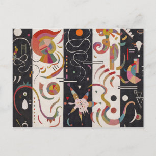 Wassily Kandinsky - Streifen Postkarte