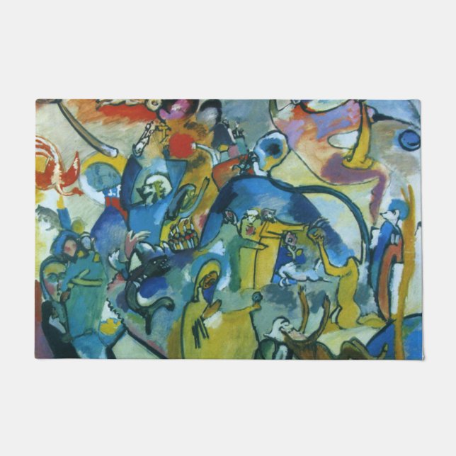 Wassily Kandinsky - Tag der Heiligen II Fußmatte (Vorderseite)