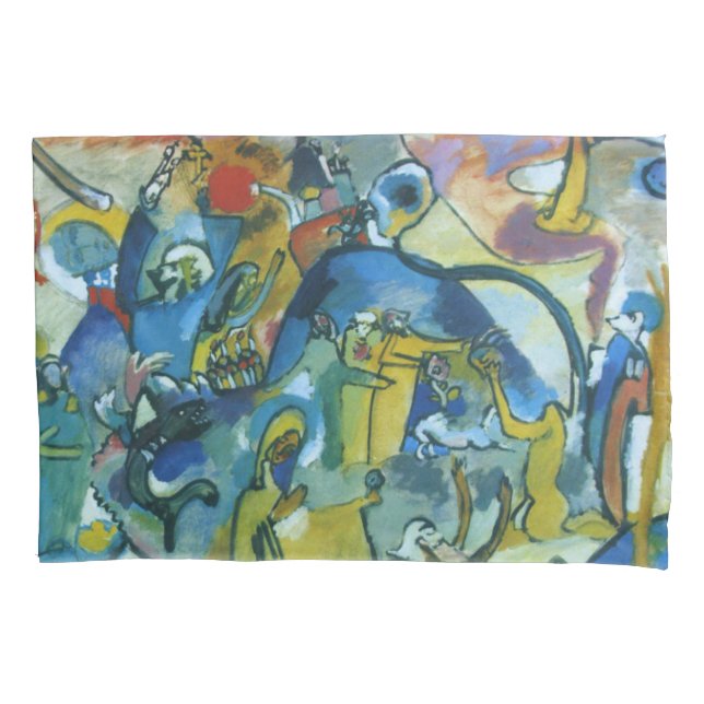 Wassily Kandinsky - Tag der Heiligen II Kissenbezug (Vorderseite-Links)