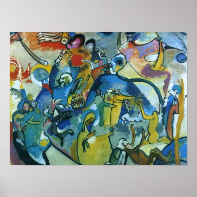 Wassily Kandinsky - Tag der Heiligen II Poster (Vorne)